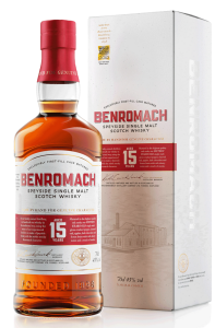 Benromach 15 Year Old whisky.